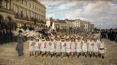 Parade of the Schools in 1878 by Jan Frans Verhas